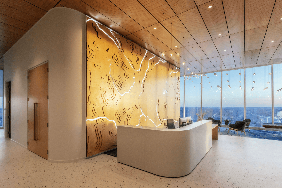 workplace corporate graphic design and  interior display solutions