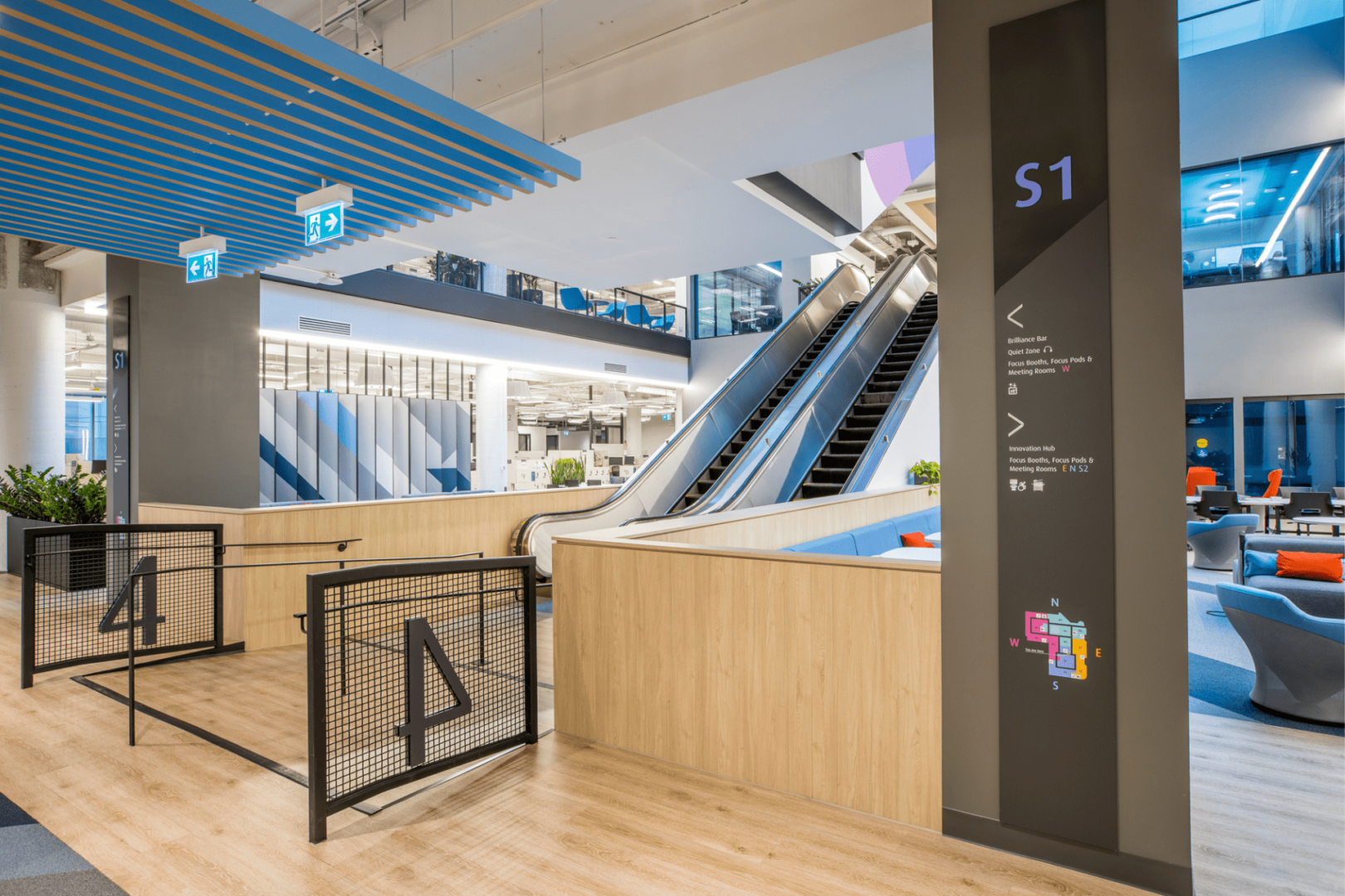 financial and banks graphic design and  interior display solutions