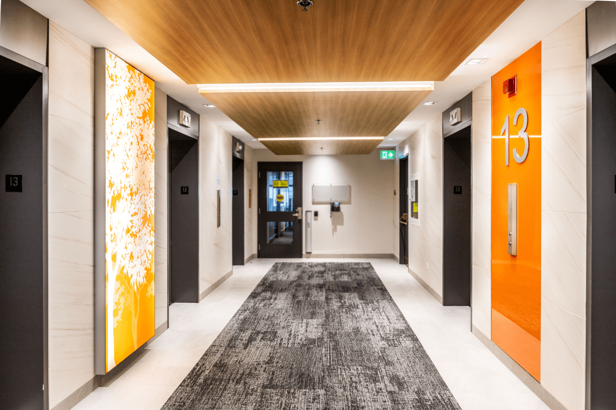 workplace corporate graphic design and  interior display solutions